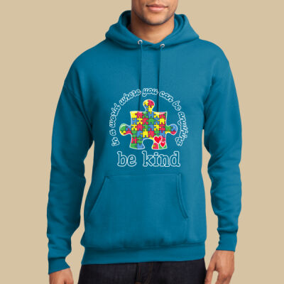 Adult - Be Kind Puzzle Piece Hoodie - Autism Awareness Thumbnail