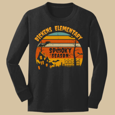 Youth Long Sleeve Shirt - Fall - Haunted House  Thumbnail