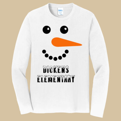 Adult Long Sleeve Shirt - Winter Holidays - Snowman Thumbnail
