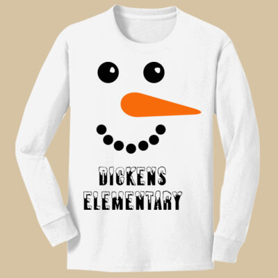 Youth Long Sleeve Shirt - Winter Holidays - Snowman Thumbnail