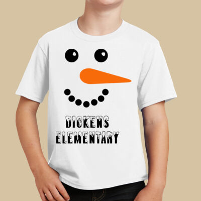 Youth T-Shirt - Winter Holidays - Snowman Thumbnail