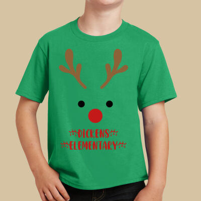 Youth T-Shirt - Winter Holidays - Reindeer Thumbnail