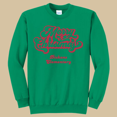 Adult Crewneck - Winter Holidays - Merry Christmas - Red Thumbnail