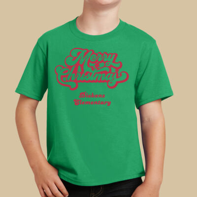 Youth T-Shirt - Winter Holidays - Merry Christmas - Red Thumbnail