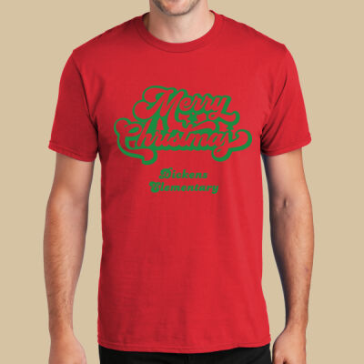 Adult T-Shirt - Winter Holidays - Merry Christmas - Green Thumbnail