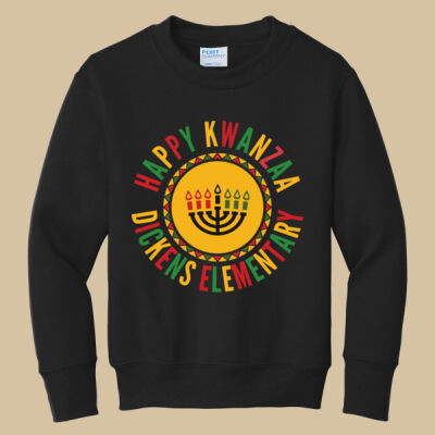 Youth Crewneck - Winter Holidays - Happy Kwanzaa Thumbnail