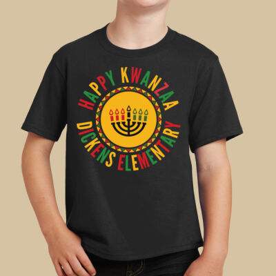 Youth T-Shirt - Winter Holidays - Happy Kwanzaa Thumbnail
