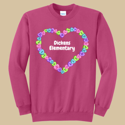 Adult Crewneck - Spring Holidays - Candy Hearts Thumbnail