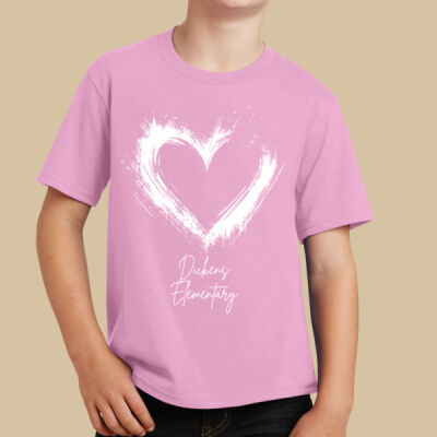 Youth T-Shirt - Spring Holidays - Valentine's Heart Thumbnail