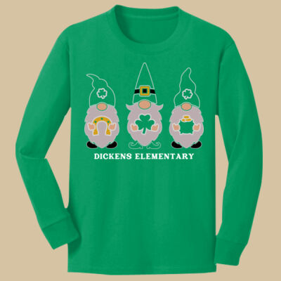 Youth Long Sleeve Shirt - Spring Holidays - Leprechauns Thumbnail