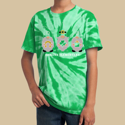 Youth Tie-Dye T-Shirt - Spring Holidays - Leprechauns Thumbnail
