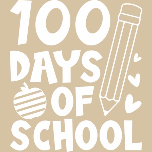 100 Days with pencil - White Thumbnail
