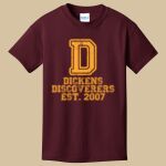 Youth Maroon T-Shirt - Dickens Thumbnail