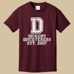Youth Maroon T-Shirt - Dickens Thumbnail