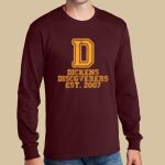 Adult Maroon Long Sleeve Shirt - Dickens Thumbnail