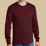 Adult Maroon Long Sleeve Shirt - Dickens Thumbnail