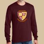Adult Maroon Long Sleeve Shirt - Dickens Thumbnail
