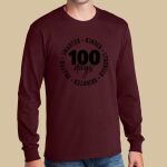 Adult Maroon Long Sleeve Shirt - Dickens Thumbnail